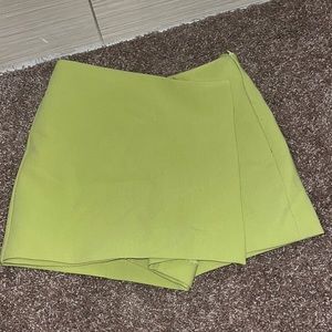 Zara Lime Green Skort
